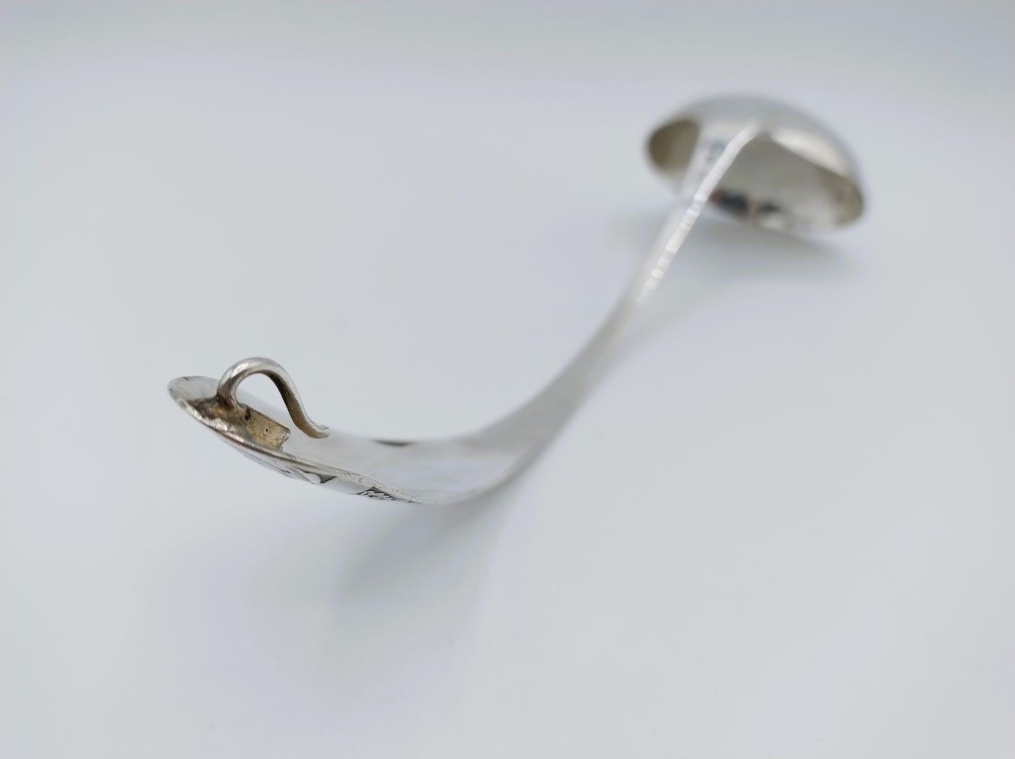 Silver cream spoon, CG Hauffe, Riga, ca. 1810