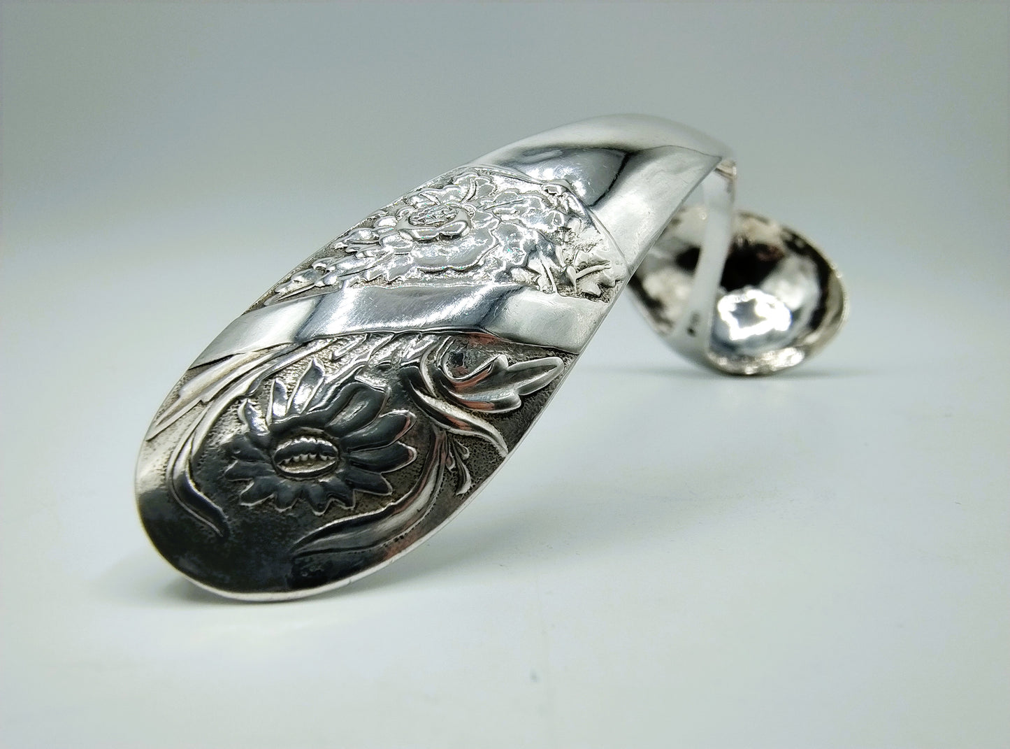Silver cream spoon, CG Hauffe, Riga, ca. 1810