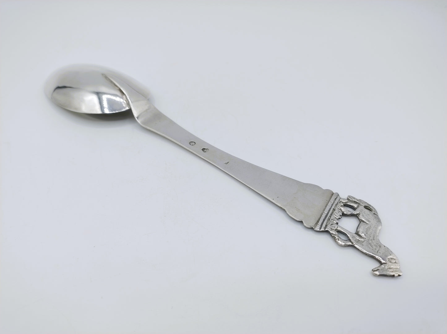 Silberner Gelegenheitslöffel, JR Feenstra, Sneek, 1852