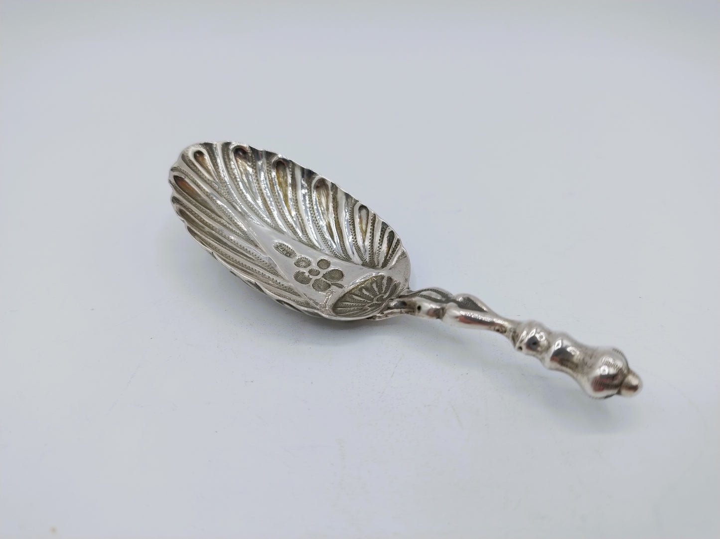 Zilveren theeschepje, J.H. van der Meulen, Joure, ca. 1910