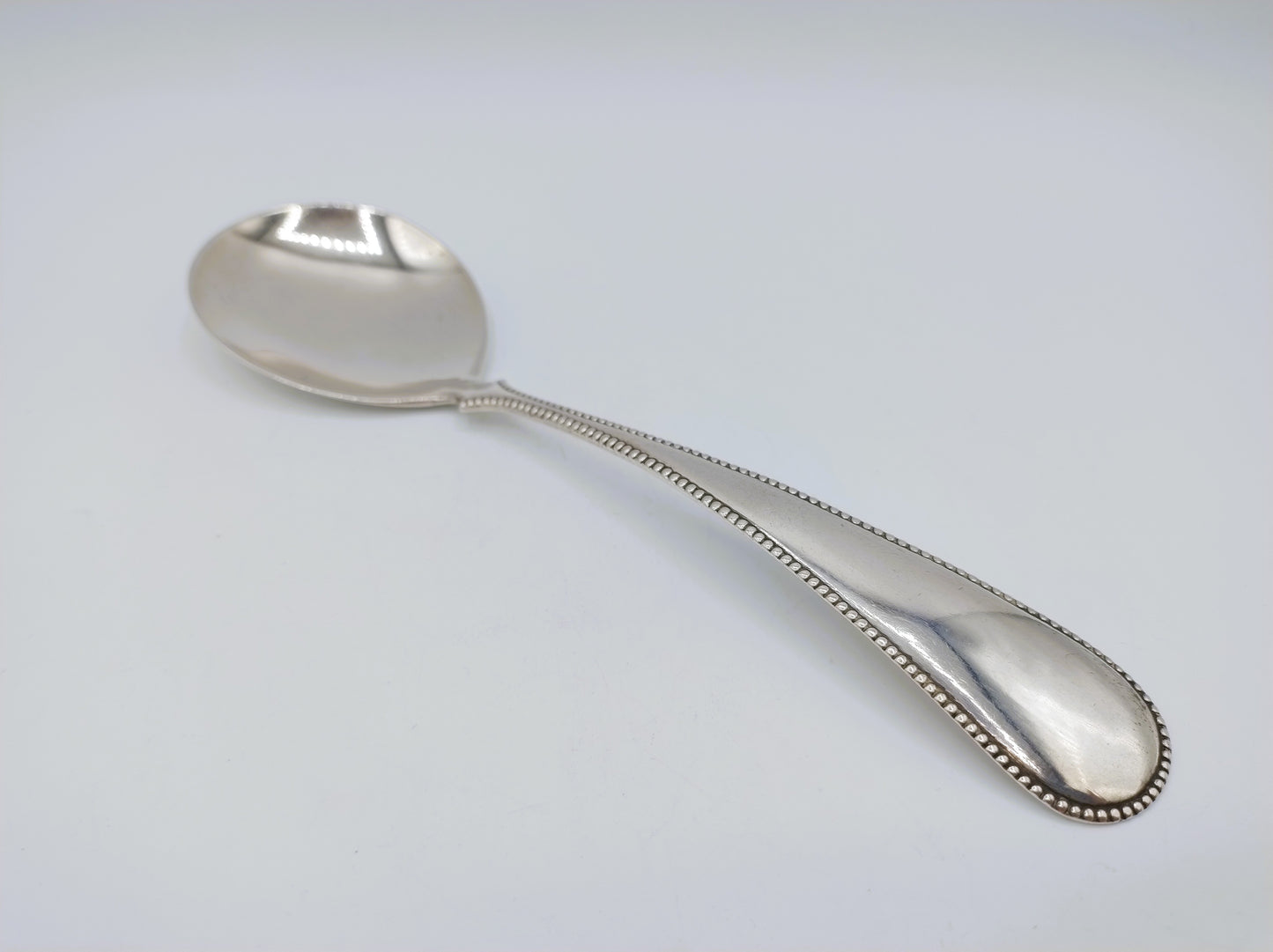 Silver rice spoon, Wed. A. Kuylenburg Pzn, Schoonhoven, 1883