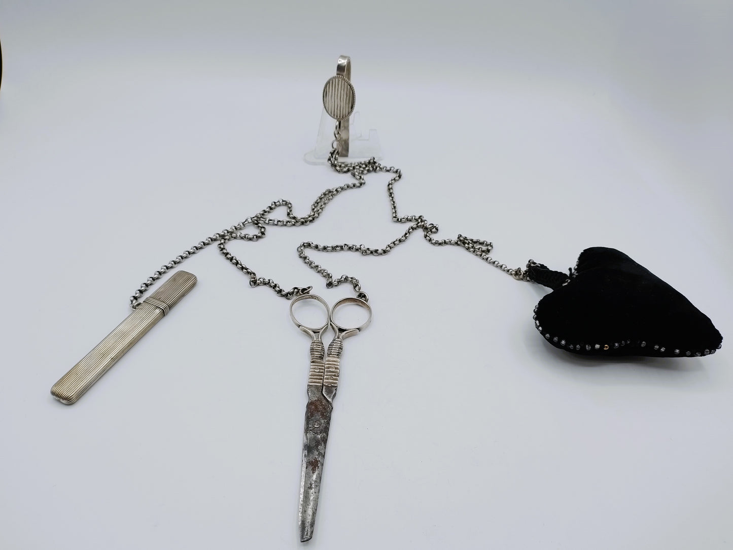 Silver chatelaine, H. Lintvelt, Amsterdam, 1814