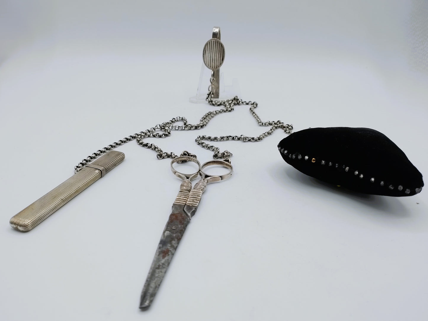 Silver chatelaine, H. Lintvelt, Amsterdam, 1814
