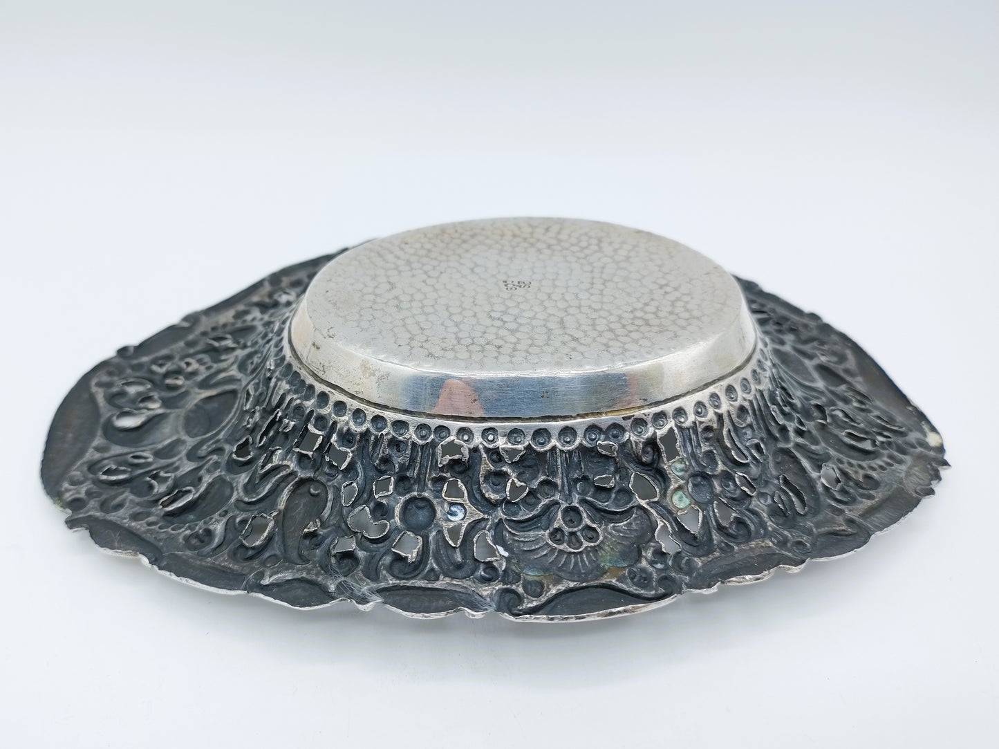 Silberne Konfektschale, Djokja Silber, 800