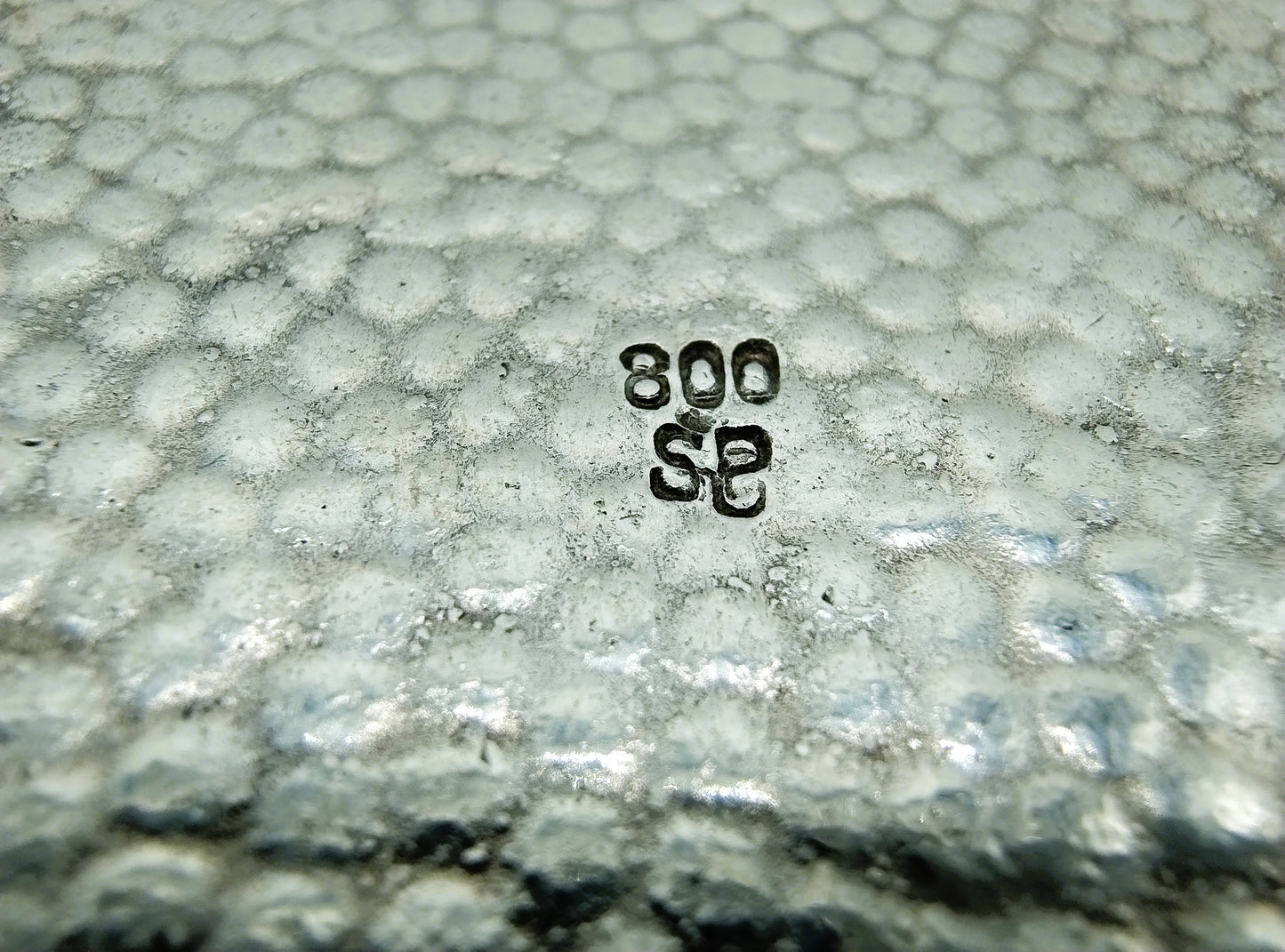 Silberne Konfektschale, Djokja Silber, 800