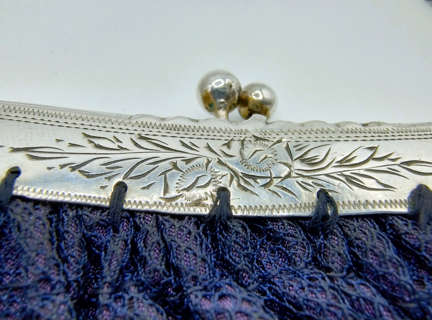 Silver purse bracket, JL van der Pauw Jr, Schoonhoven, 1919