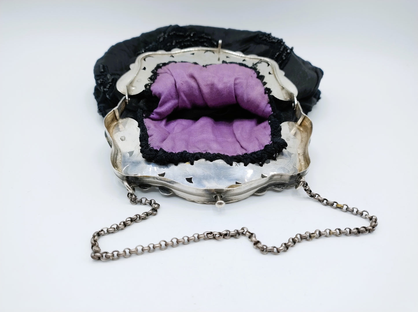 Silver bag clasp, Schoonhoven, 1917