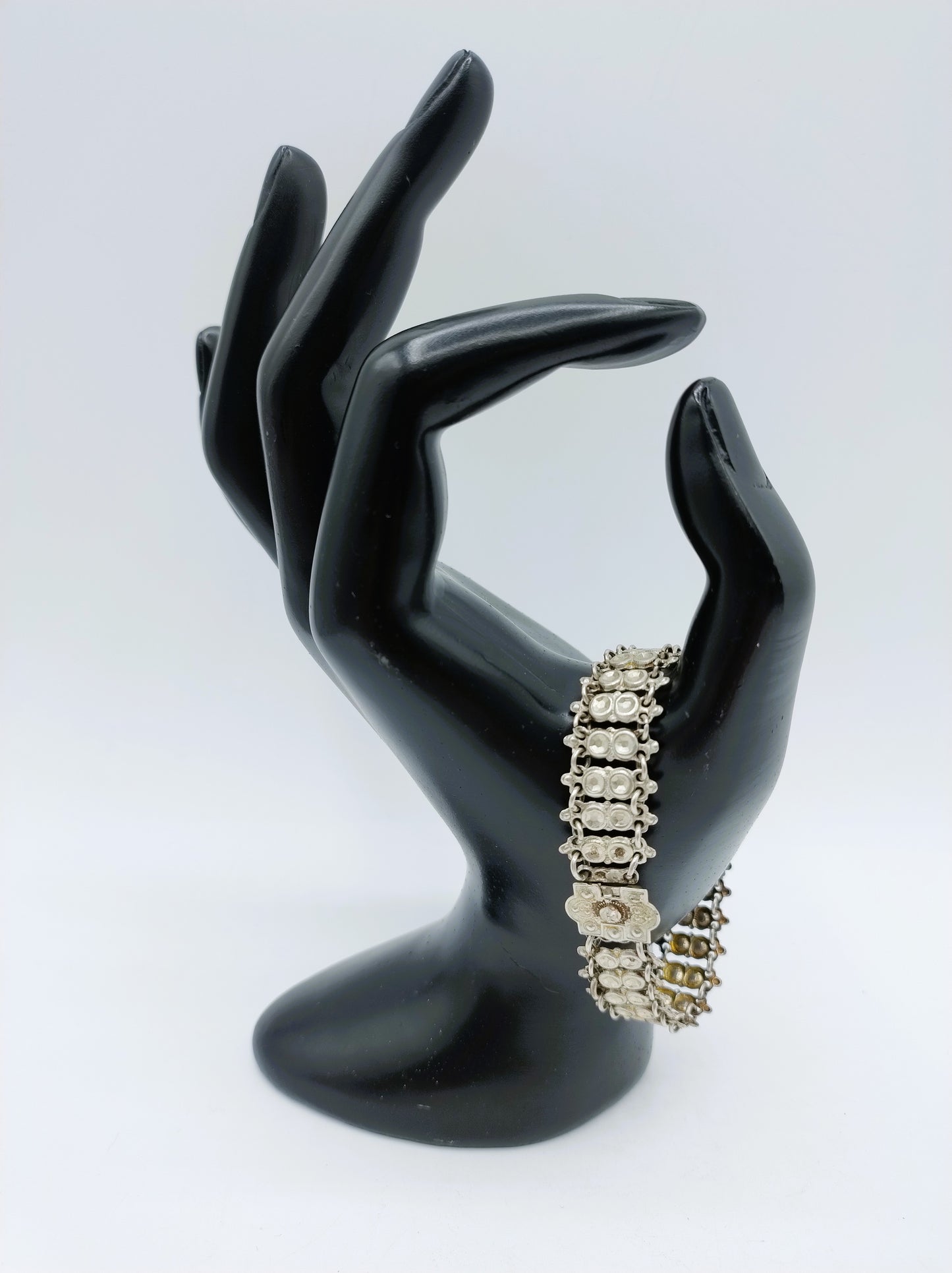 Friese zilveren klederdracht armband
