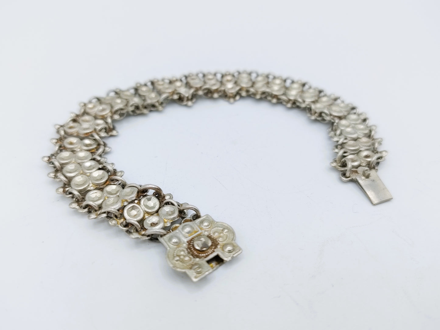 Friese zilveren klederdracht armband