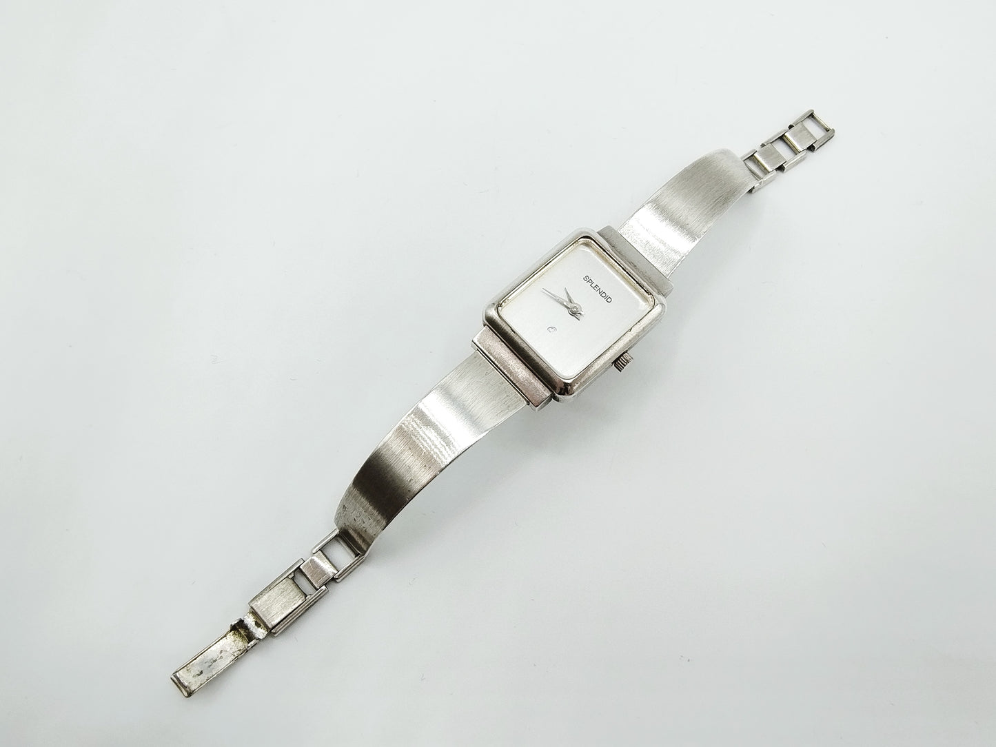 Zilveren horloge, Splendid, 15.5 cm.