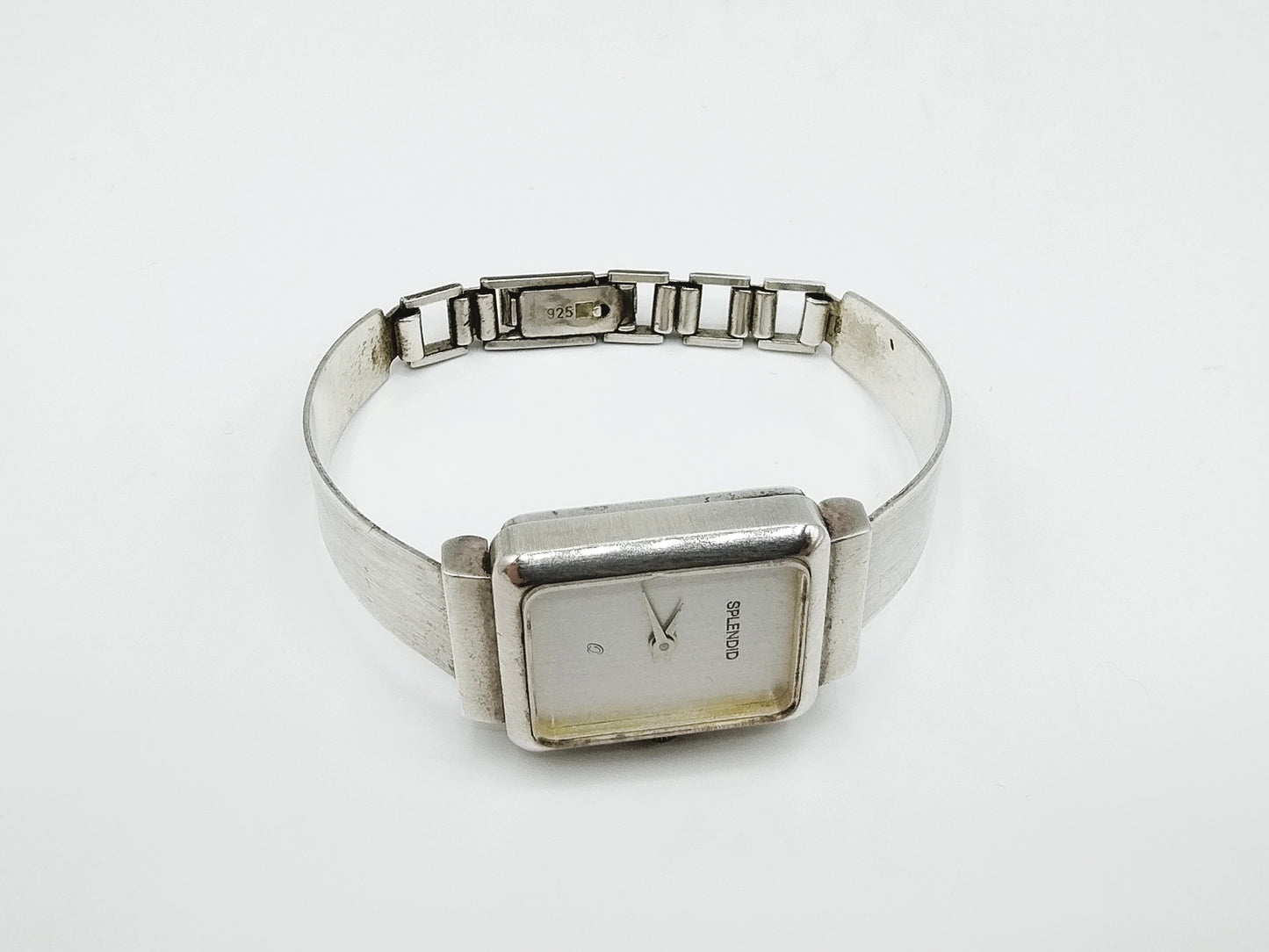 Zilveren horloge, Splendid, 15.5 cm.