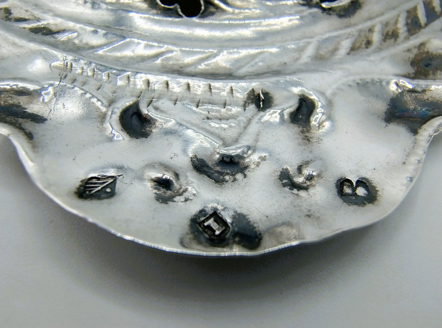 Silver strawberry bowl, Utrecht, Joan Both, 1720