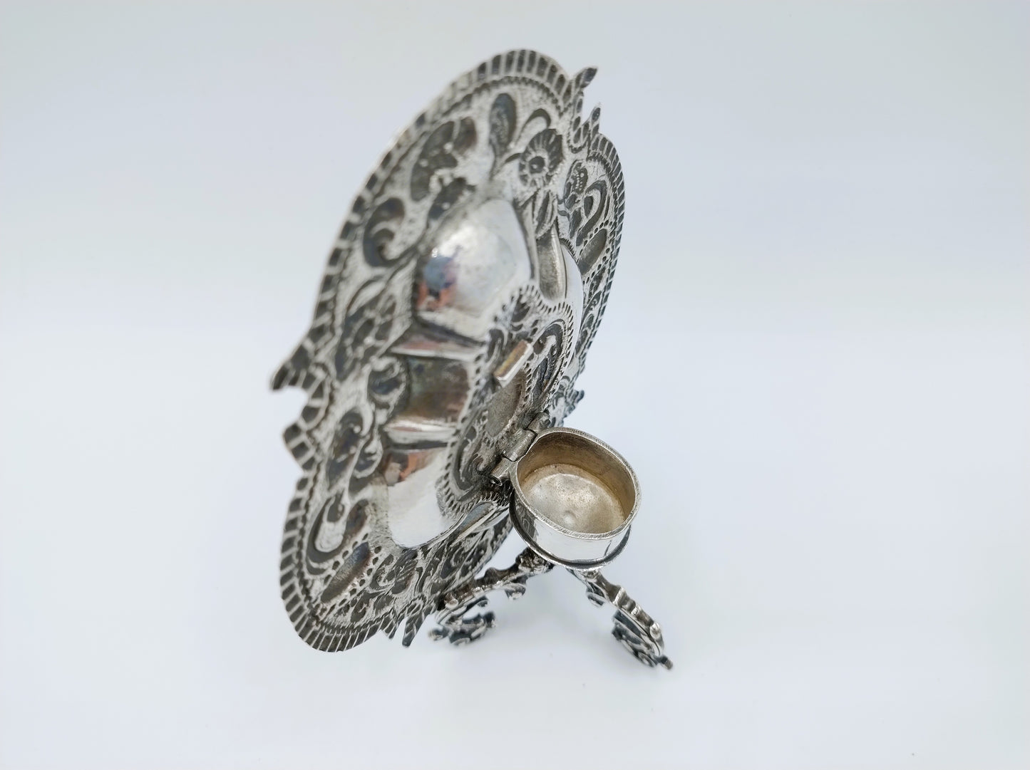 Zilveren suikertafel, A.B. Looxma, Sneek, ca. 1740