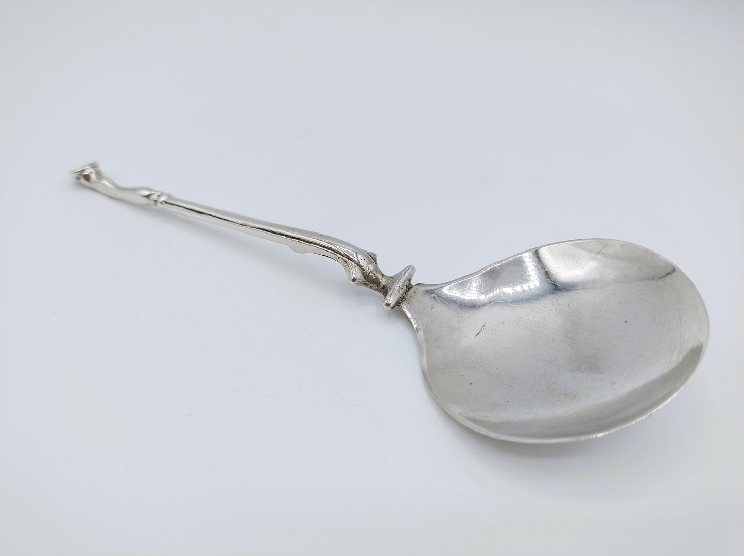 Zilveren hoeflepel, Nederland, A. Sjoukes, Dronrijp (?) 1685