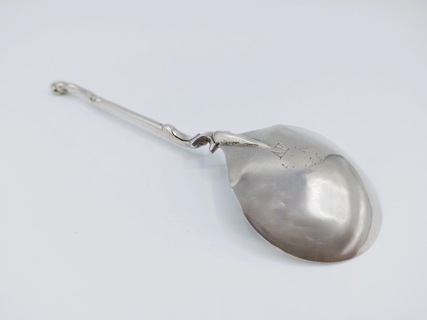 Zilveren hoeflepel, Nederland, A. Sjoukes, Dronrijp (?) 1685