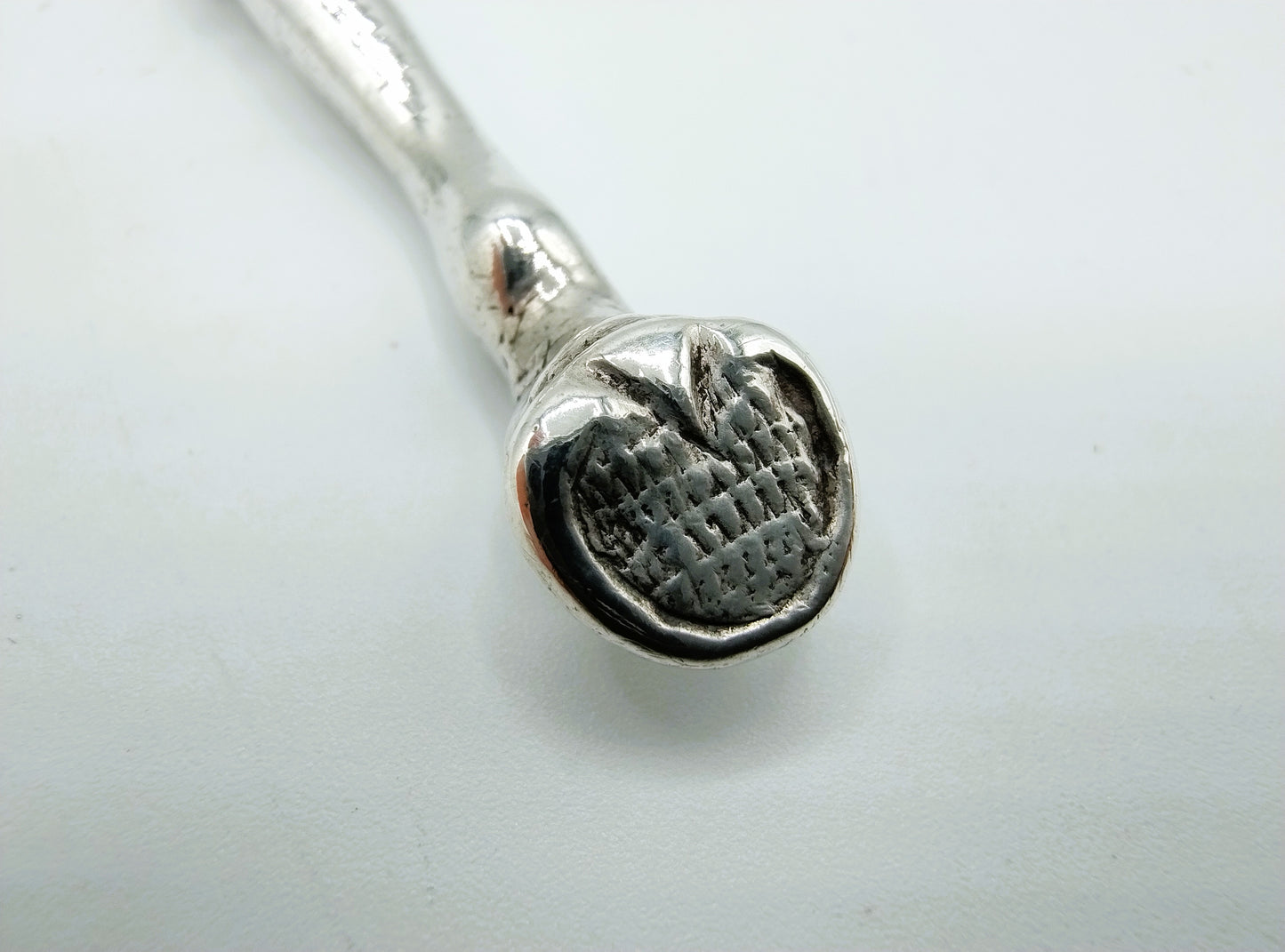 Zilveren hoeflepel, Nederland, A. Sjoukes, Dronrijp (?) 1685
