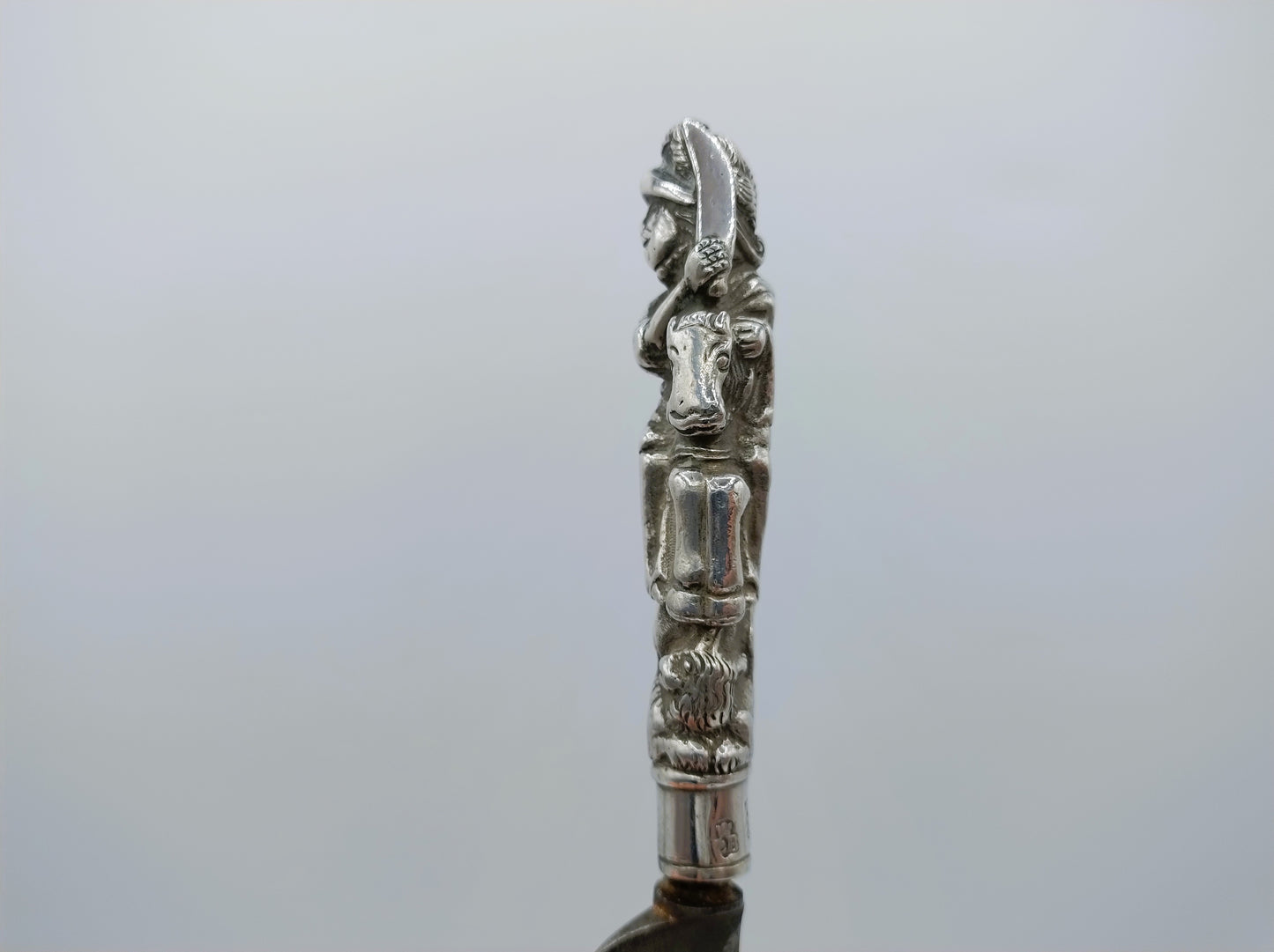 Carving set with silver handles, Dordrecht? 18th century