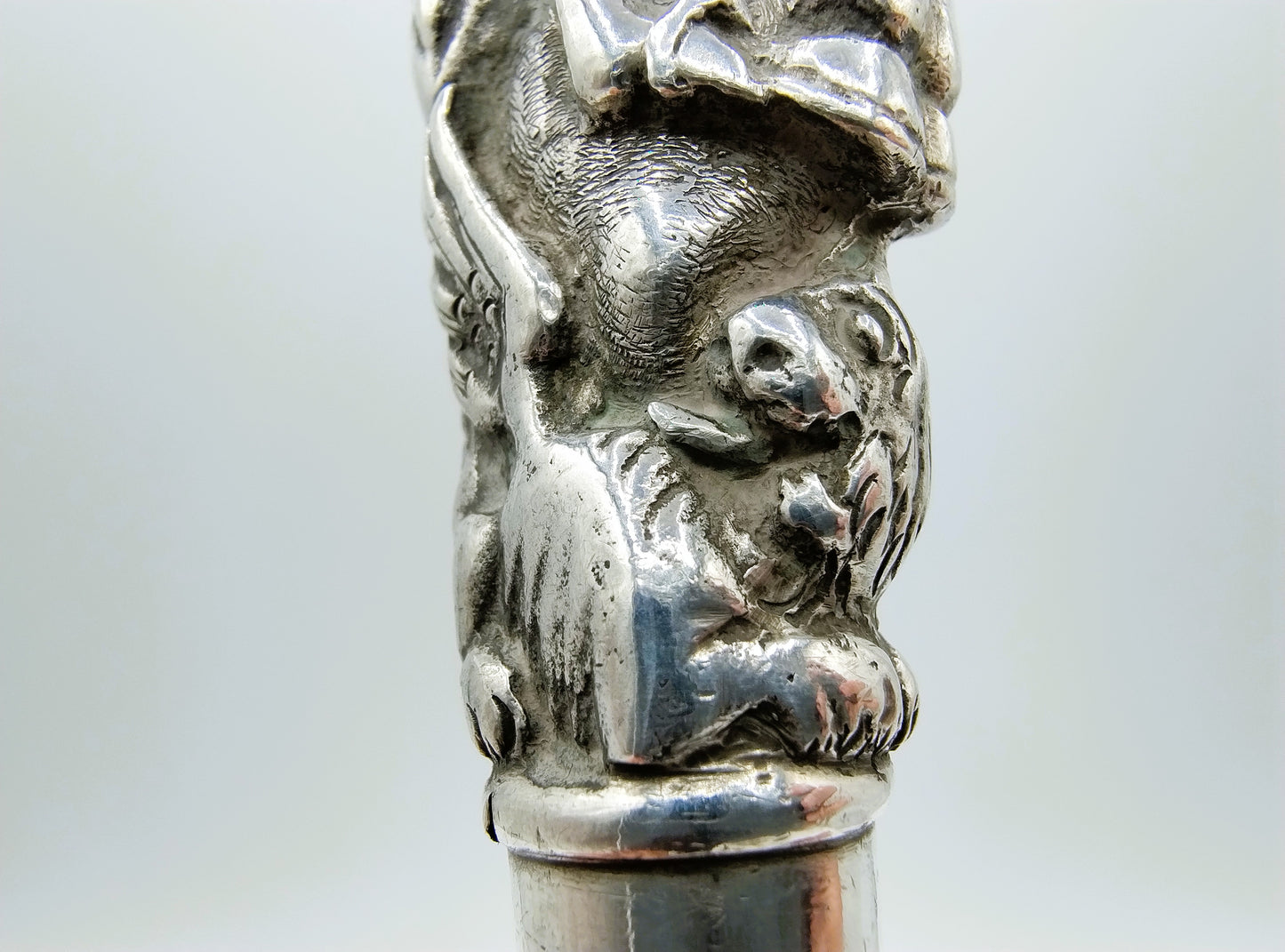 Carving set with silver handles, Dordrecht? 18th century