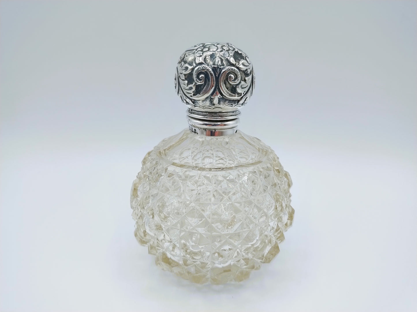 Parfümflakon aus Kristall, Martin, Hall & Co, Birmingham, 1911