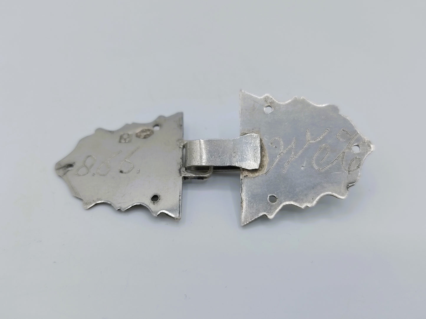 Silberner Perlenhaken, C. van Gelderen Pzn, Schoonhoven, 1866