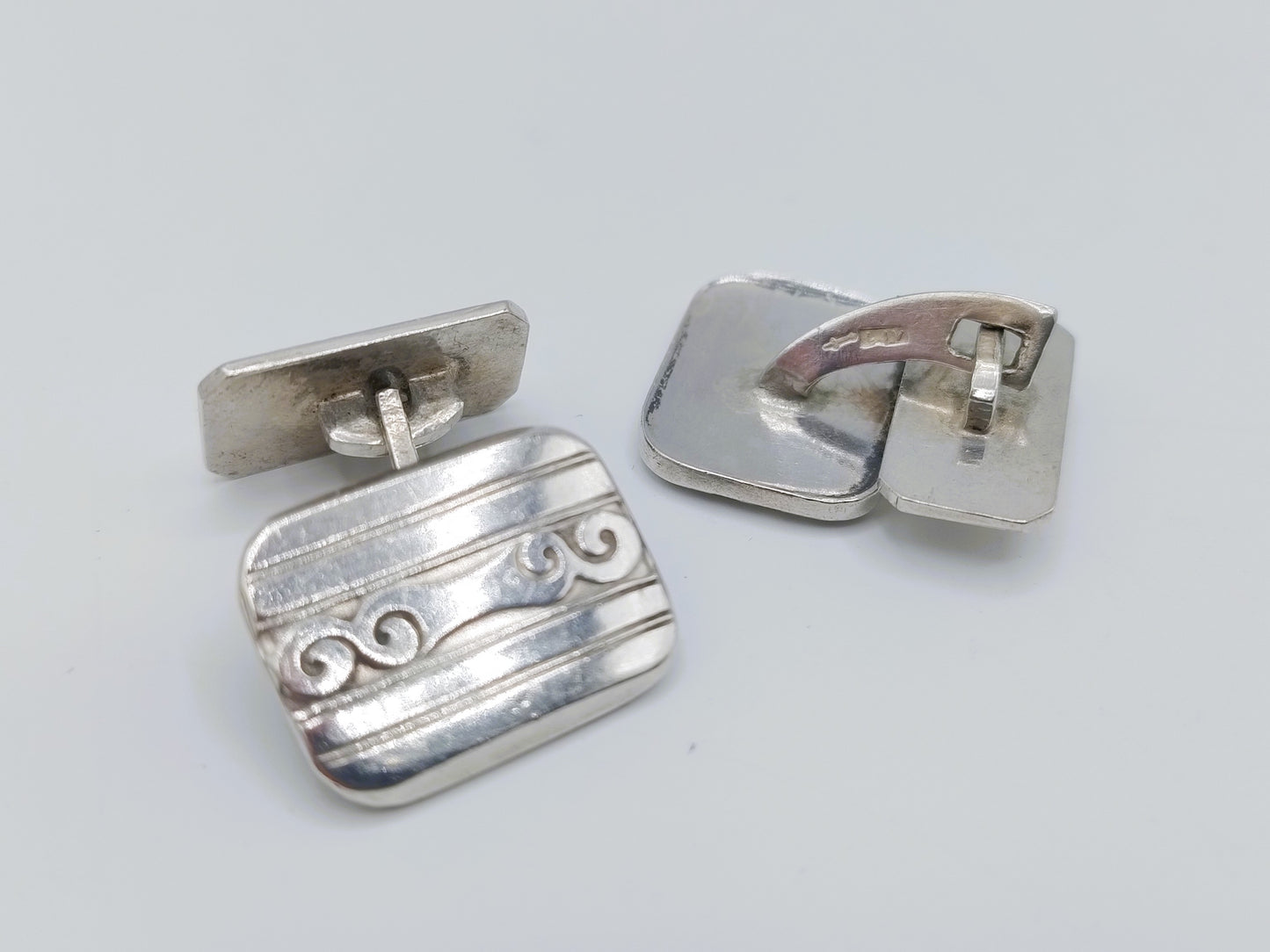 Manschettenknöpfe aus Silber, 835