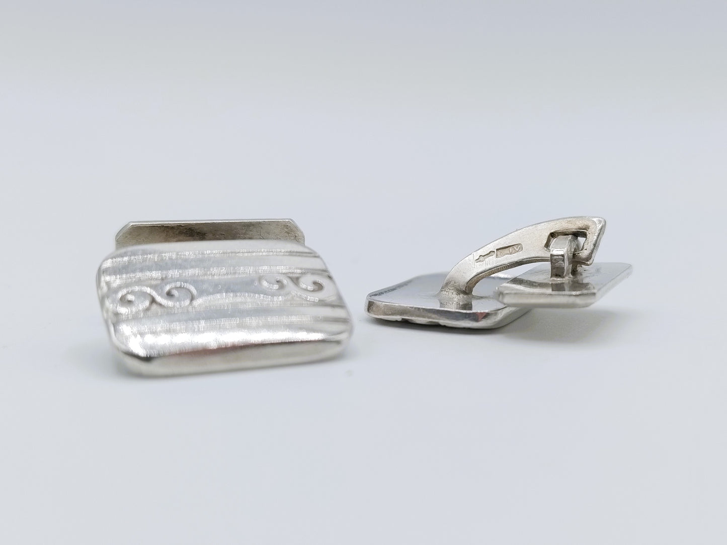 Manschettenknöpfe aus Silber, 835