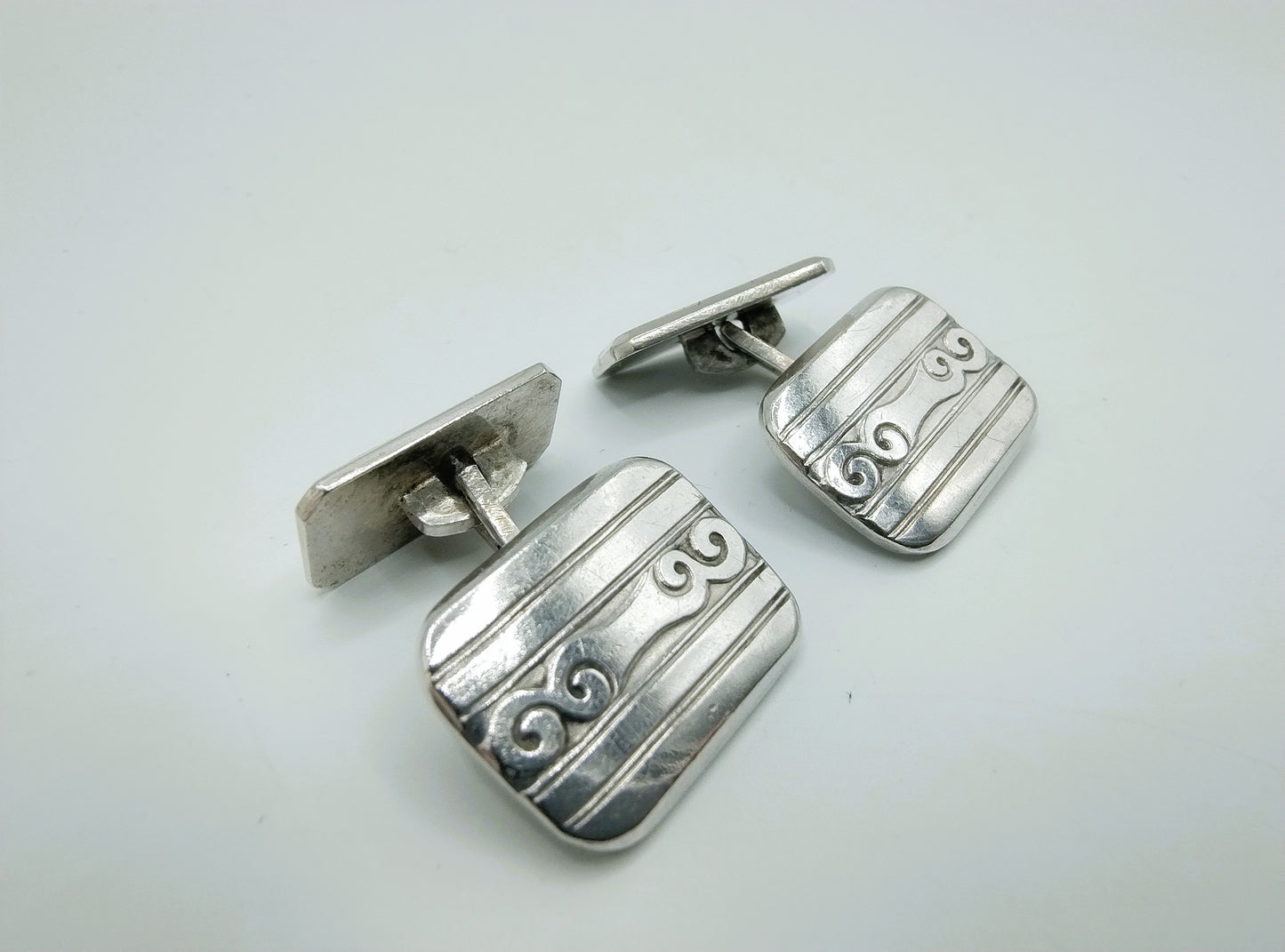 Manschettenknöpfe aus Silber, 835