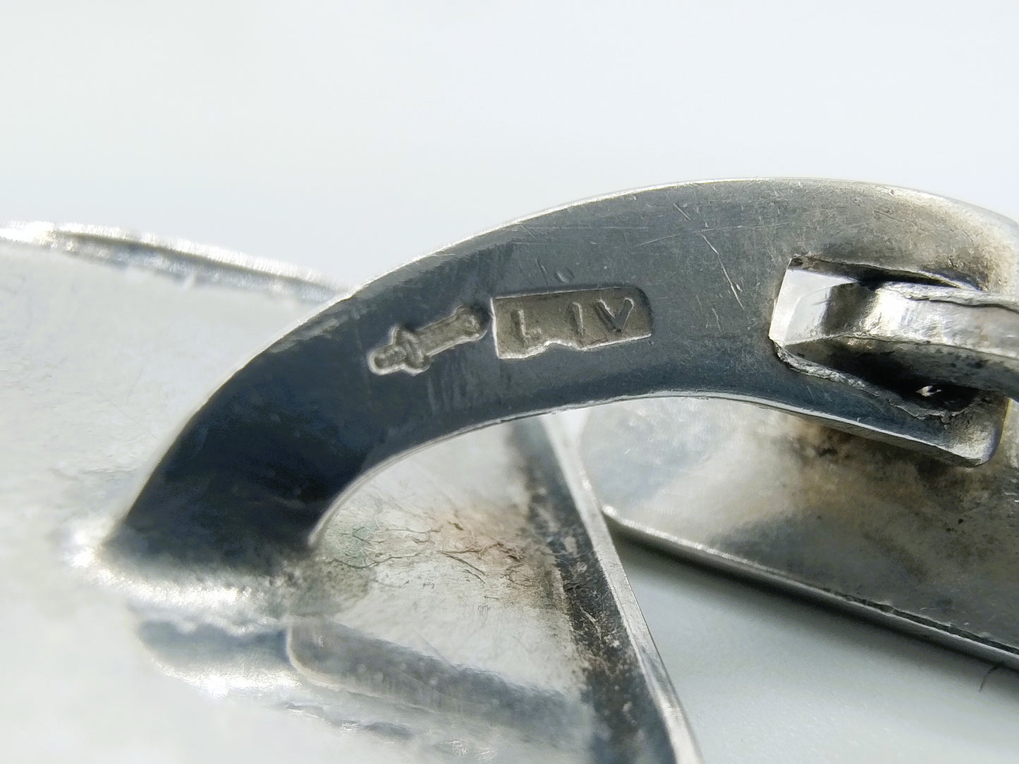 Manschettenknöpfe aus Silber, 835