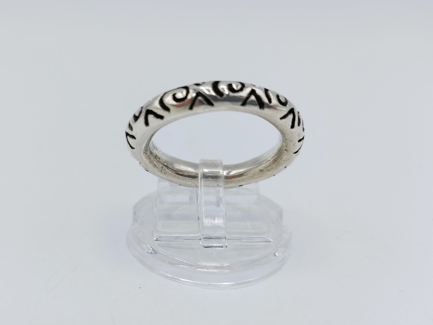 Silver ring with Celtic motif, 20 mm