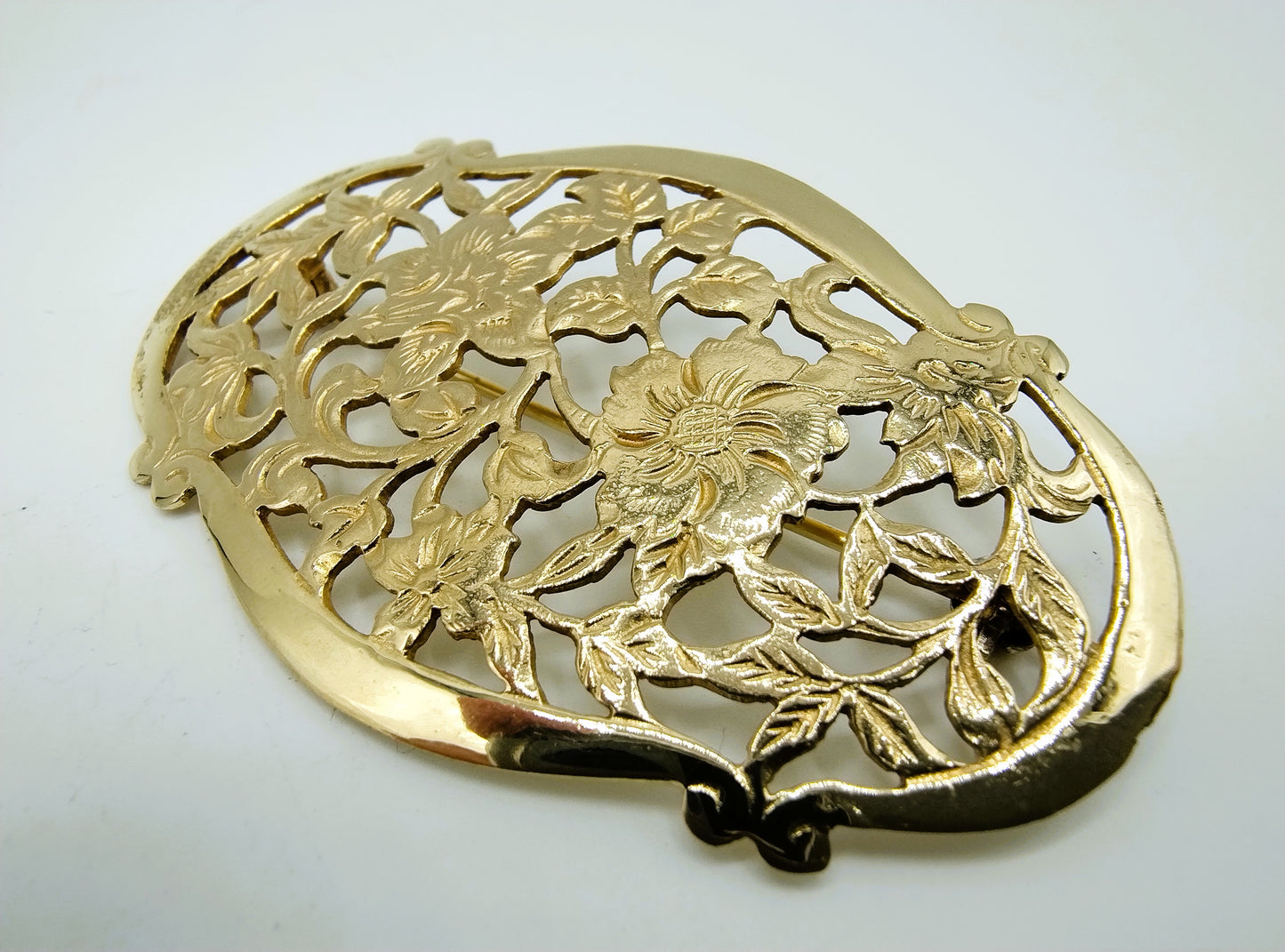 Silver brooch, Fa. Niekerk, Schoonhoven, 20th century