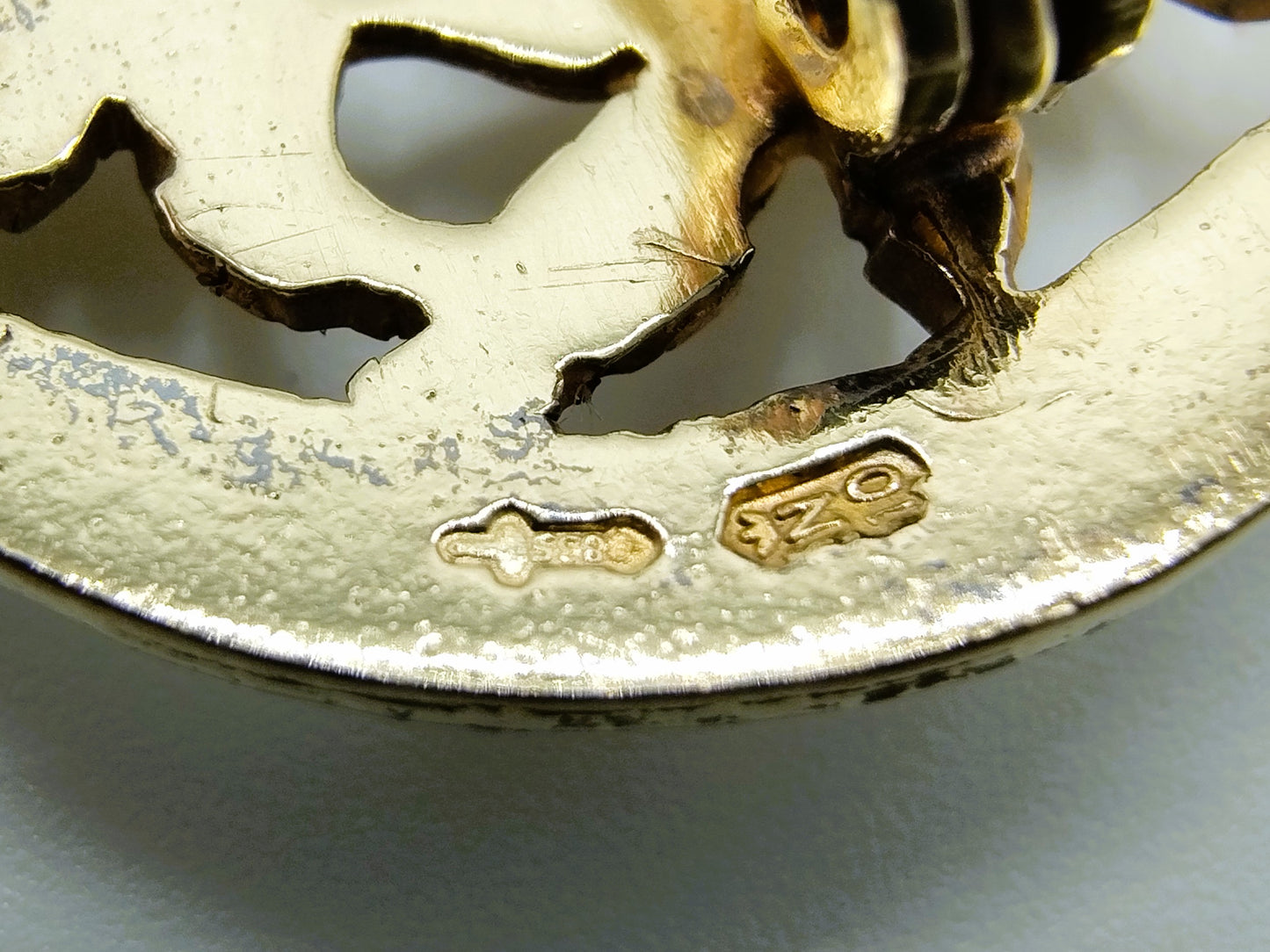 Silver brooch, Fa. Niekerk, Schoonhoven, 20th century