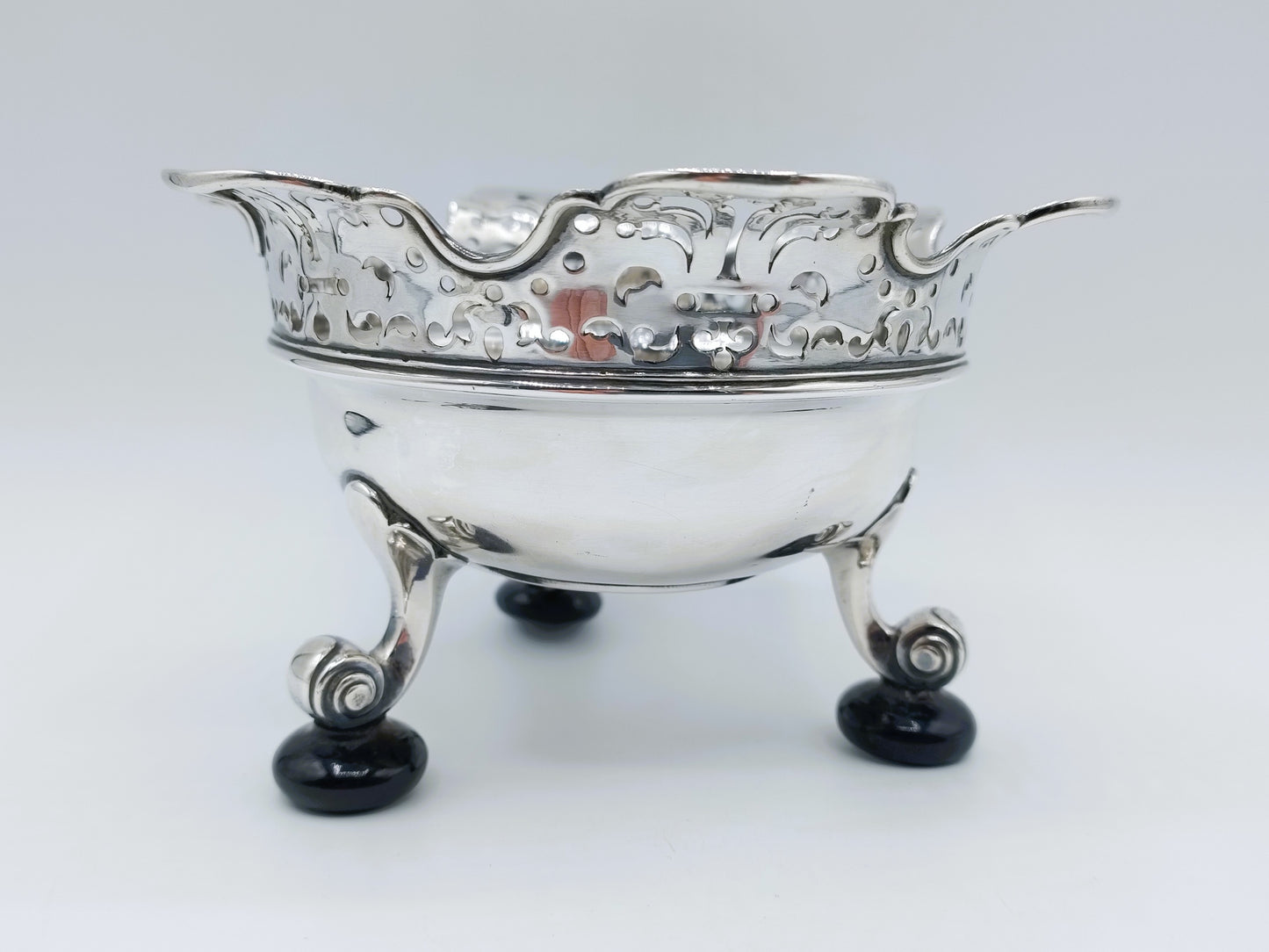 Silberschale aus Ofenrohr, C. Ketel, Amsterdam, 1744