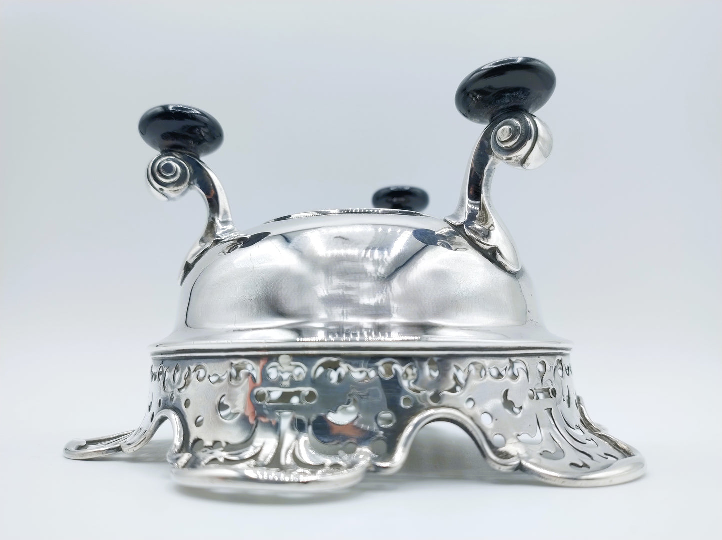 Silberschale aus Ofenrohr, C. Ketel, Amsterdam, 1744