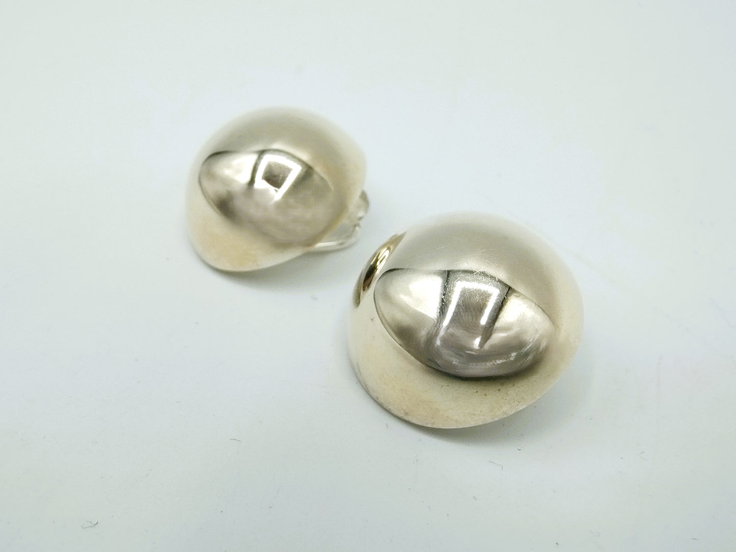 Zilveren clip oorbellen, 925