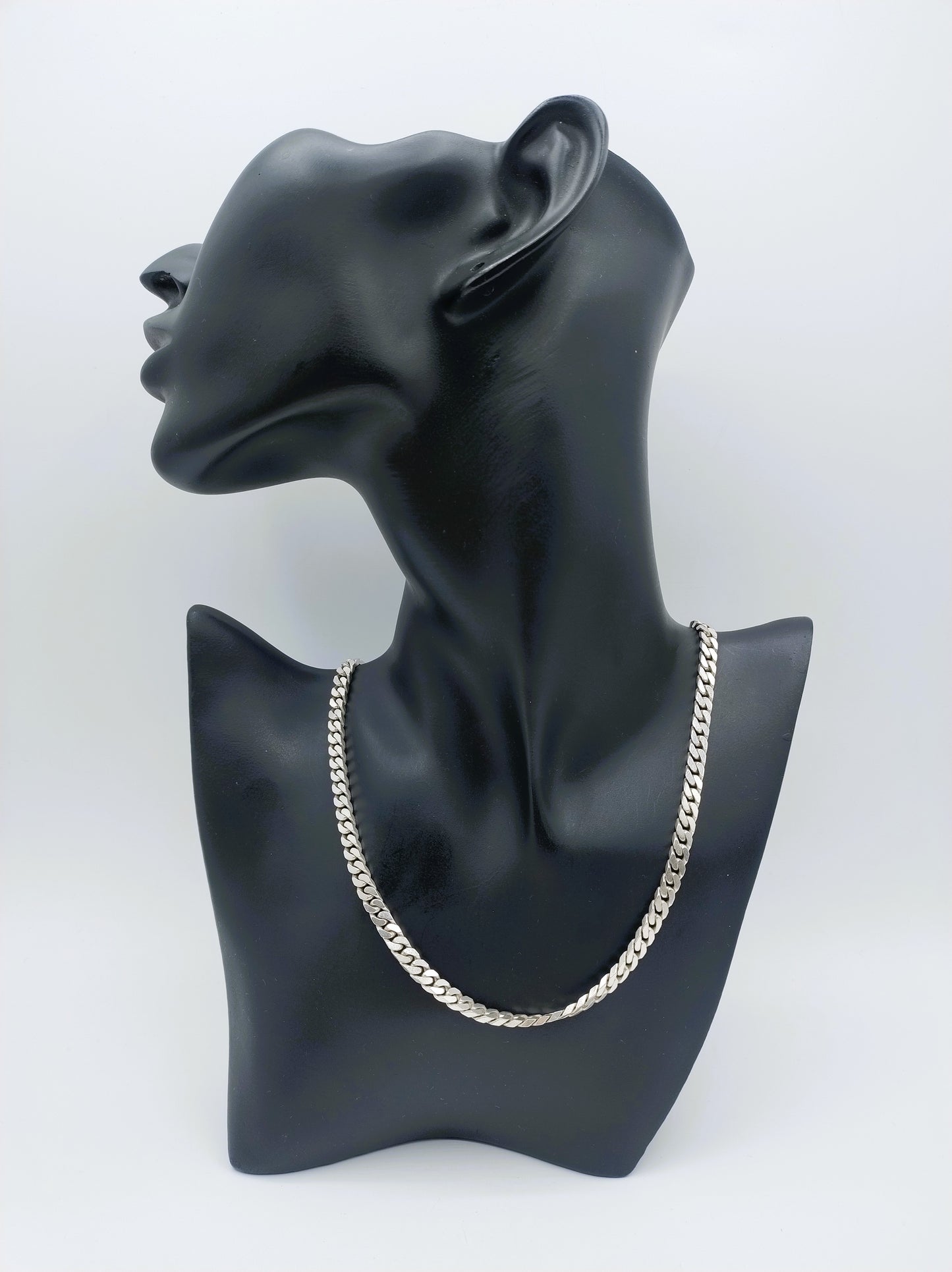 Zilveren herenketting, 45,5 cm