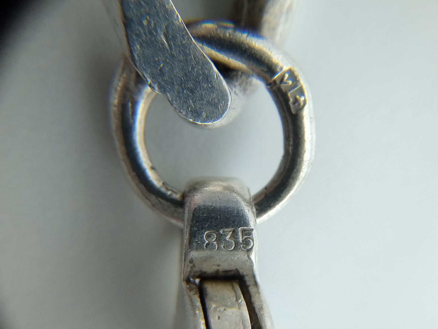 Zilveren herenketting, 45,5 cm