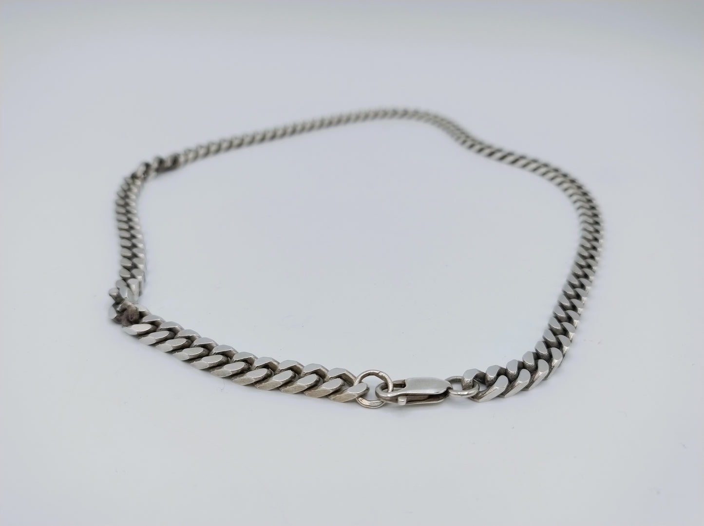 Zilveren herenketting, 46,5 cm