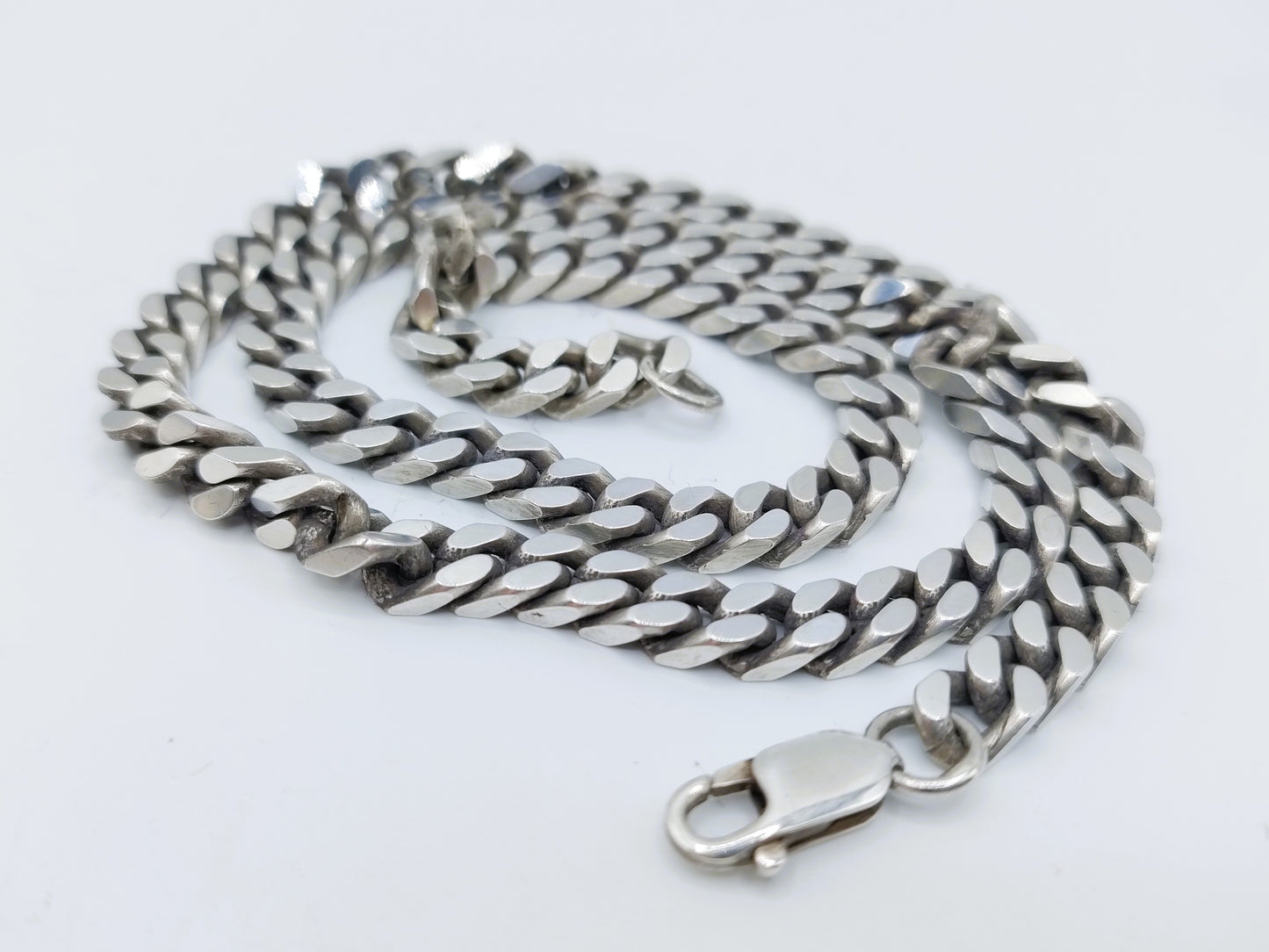 Zilveren herenketting, 46,5 cm