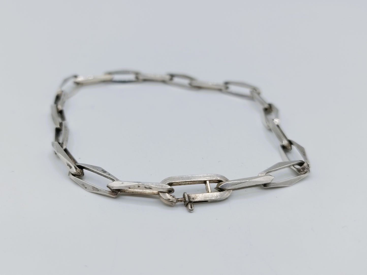 Zilveren 'close forever' armband, 20 cm