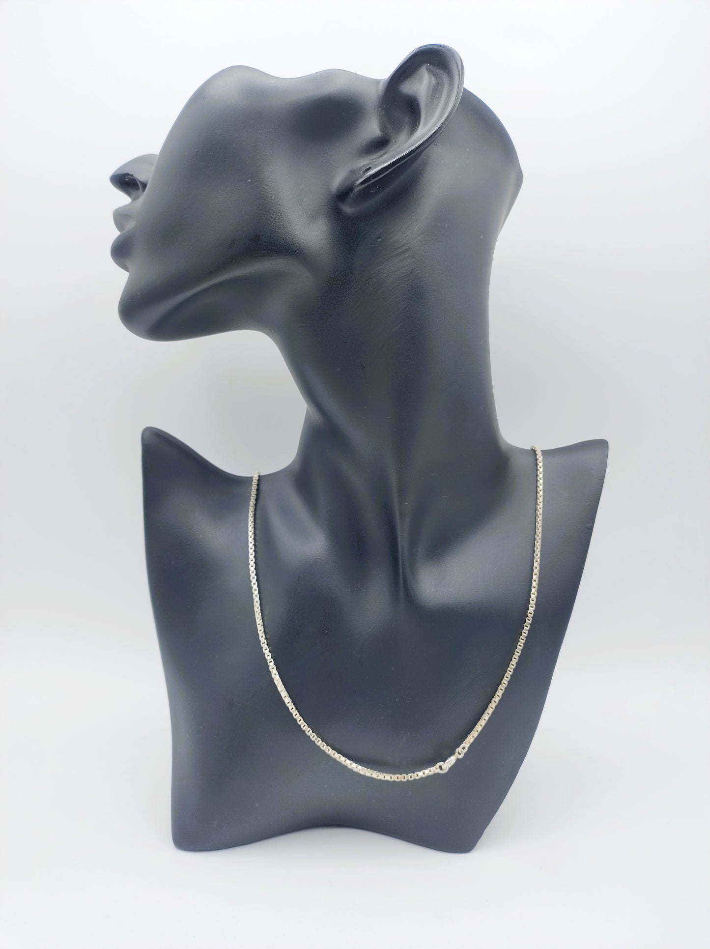 Venetiaans zilveren collier, 73 cm.