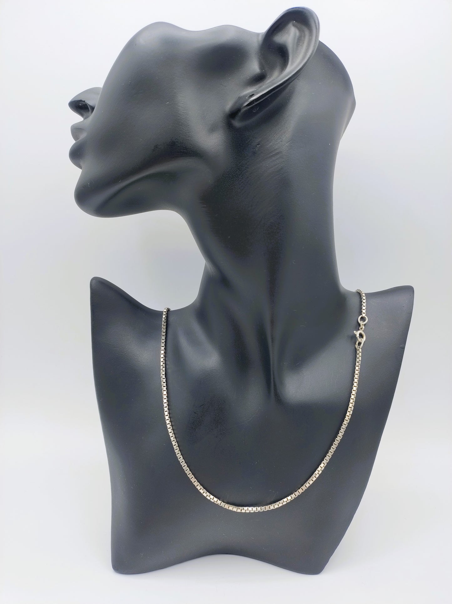 Venetiaans zilveren collier, 60 cm.