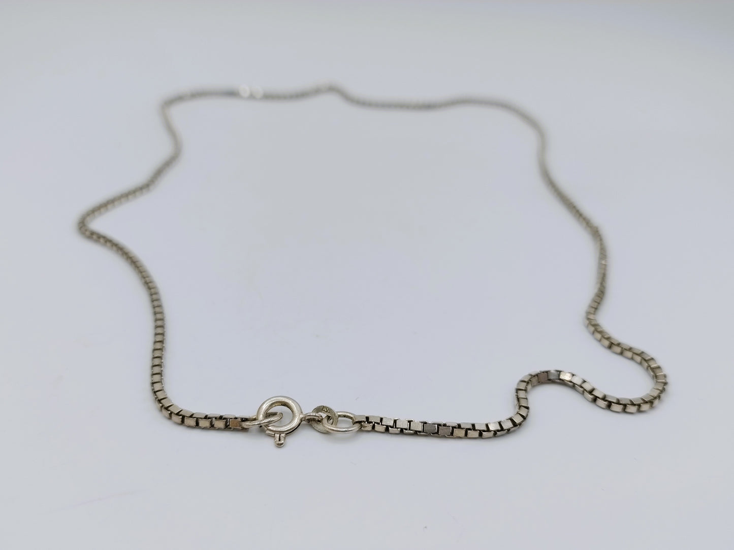 Venetiaans zilveren collier, 60 cm.