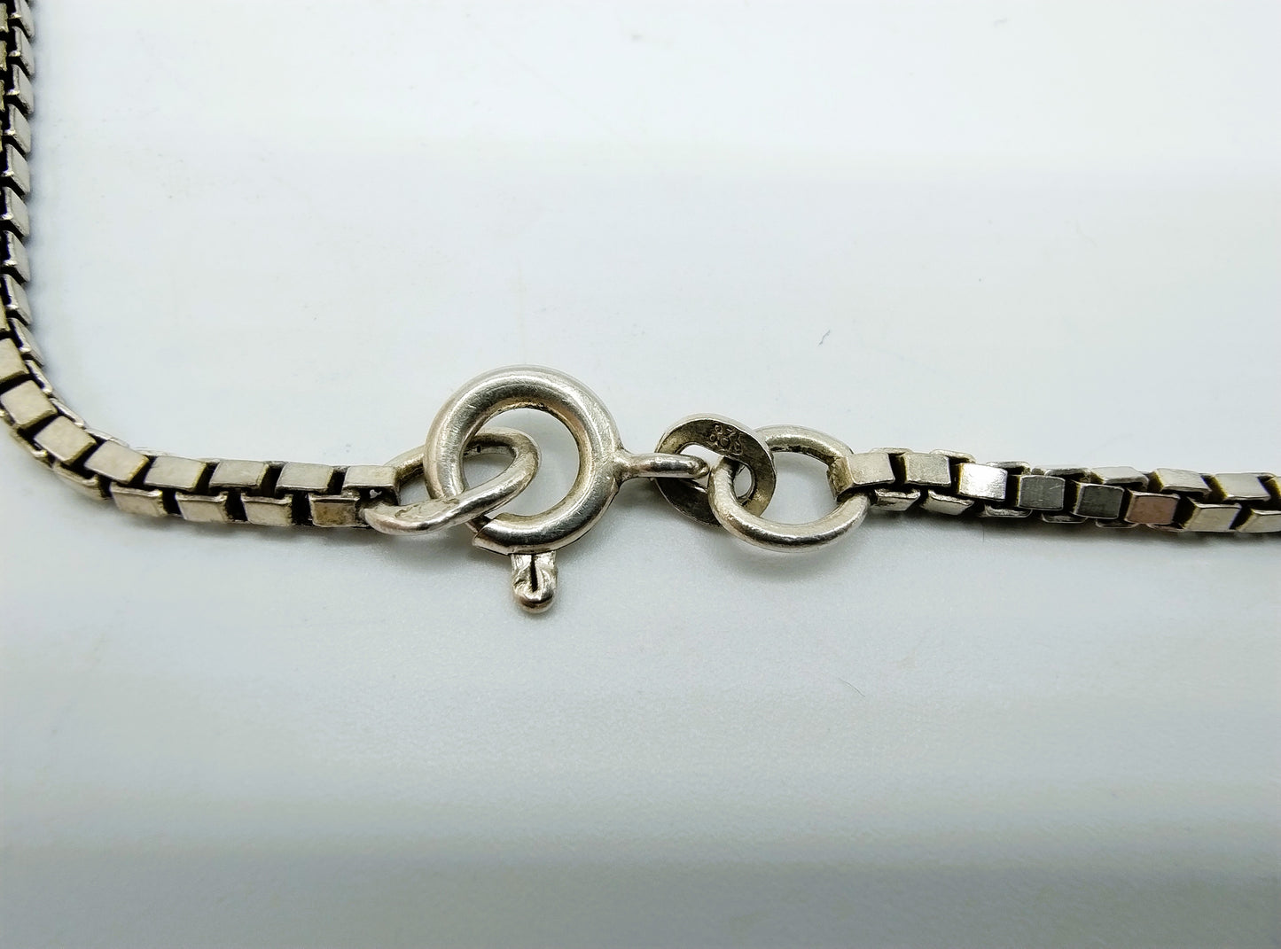Venetiaans zilveren collier, 60 cm.