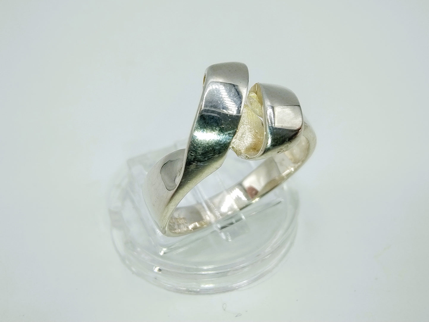 Zilveren designring, 17 mm