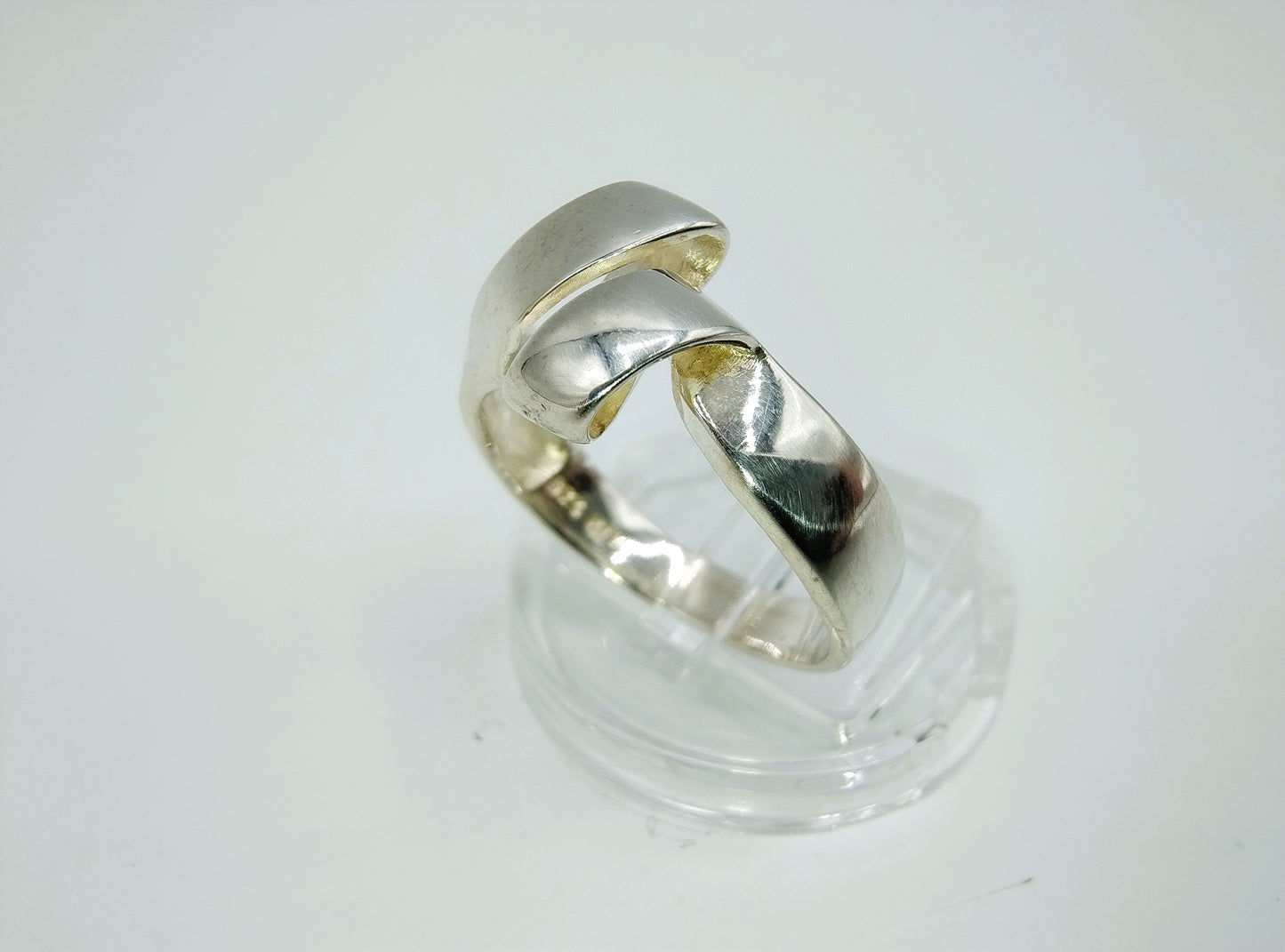 Zilveren designring, 17 mm