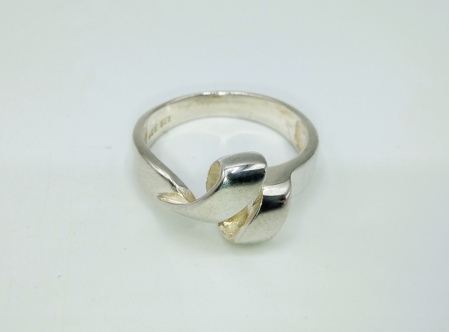 Zilveren designring, 17 mm