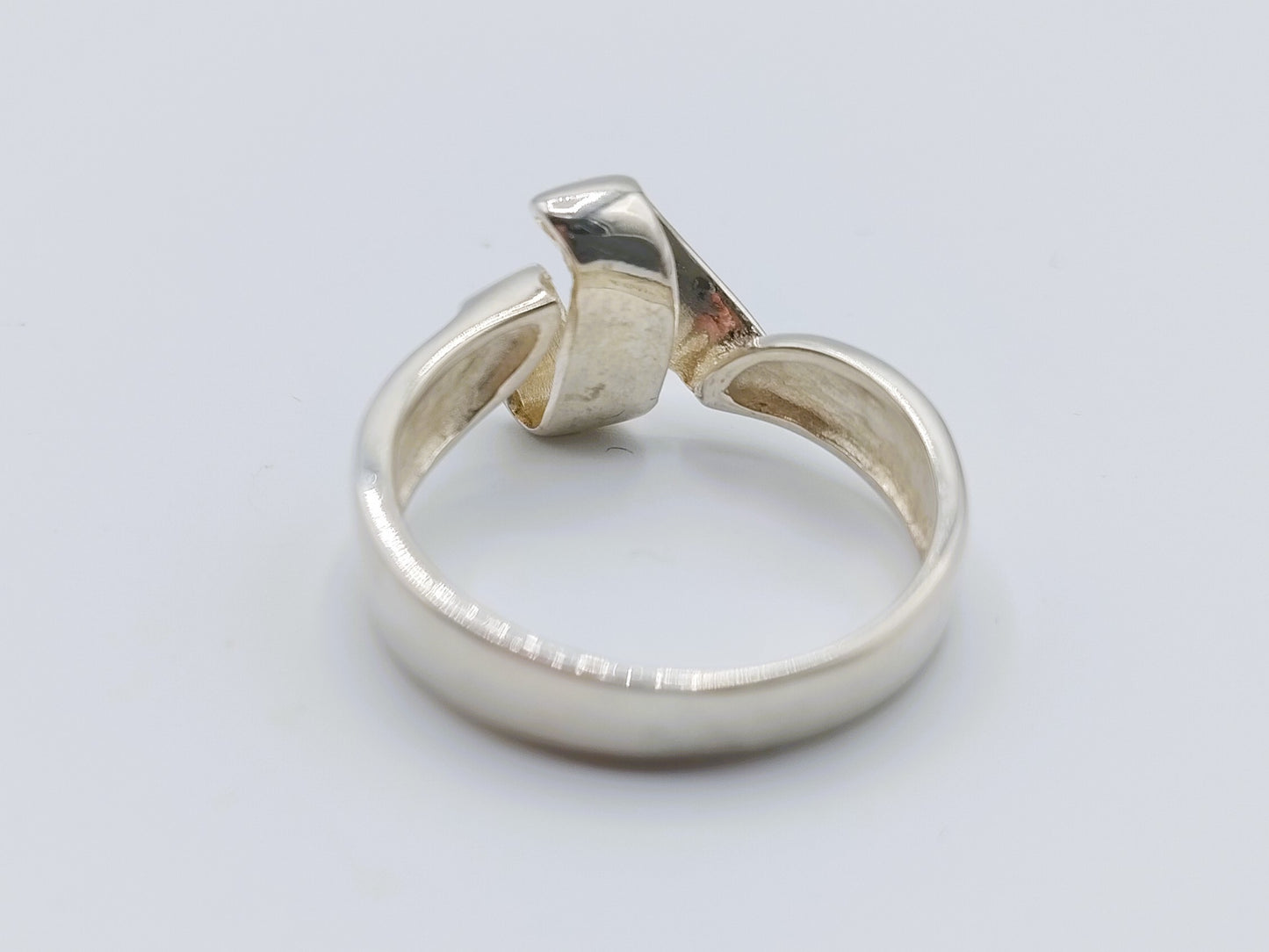 Zilveren designring, 17 mm