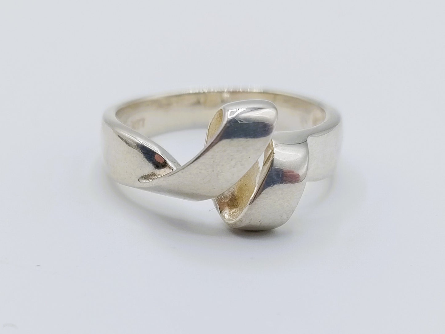 Zilveren designring, 17 mm