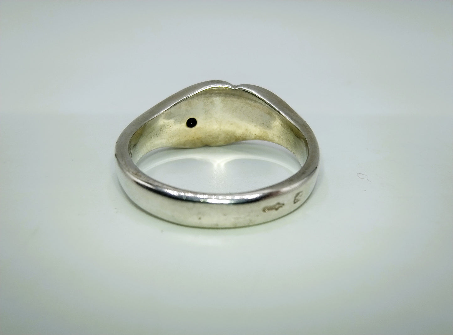 Zilveren ring met lapis lazuli, 16 mm