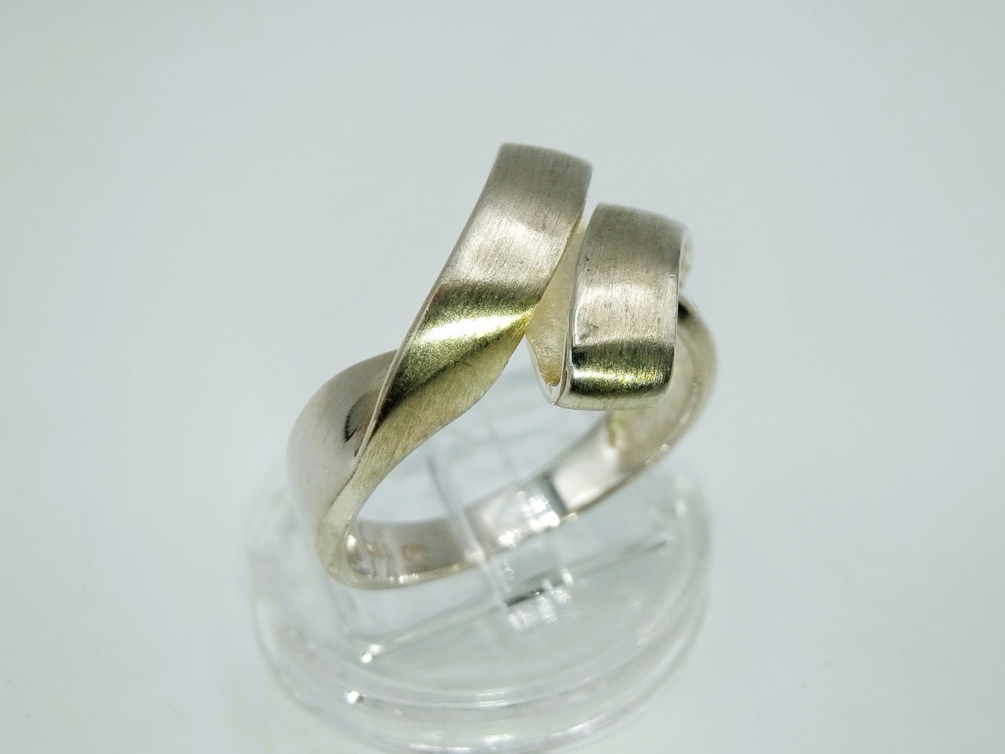 Zilveren designring, 18 mm
